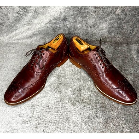Cole Haan Wingtip Oxford Full Brogue Brown Leather Men’s 11M main image 7
